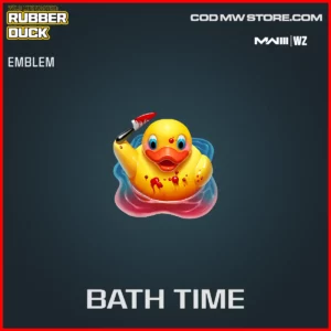 Bath Time Emblem in Warzone and MW3 Wildlife Wanted: Rubber Duck Bundle