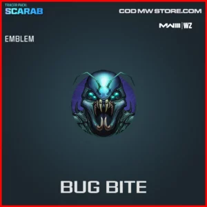 Bug Bite Emblem in Warzone and MW3 Tracer Pack Scarab Bundle