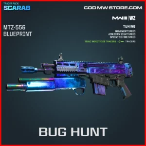 Bug Hunt MTZ-556 Blueprint Skin in Warzone and MW3 Tracer Pack Scarab Bundle