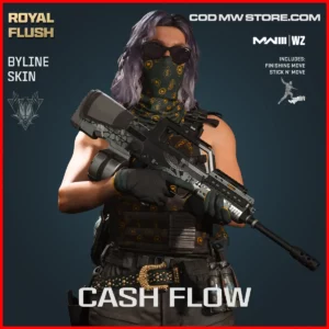 Cash Flow Byline Skin in Warzone and MW3 Royal Flush Bundle