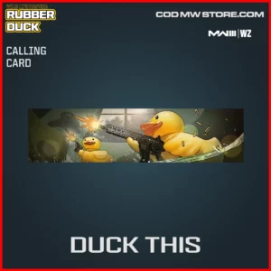 Duck This Calling Card in Warzone and MW3 Wildlife Wanted: Rubber Duck Bundle