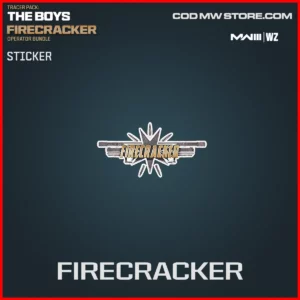 Firecracker Sticker in Tracer Pack: The Boys Firecracker Operator Bundle