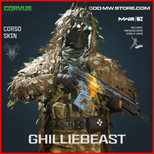 Ghilliebeast Corso Skin in Warzone and MW3 Corvus Bundle