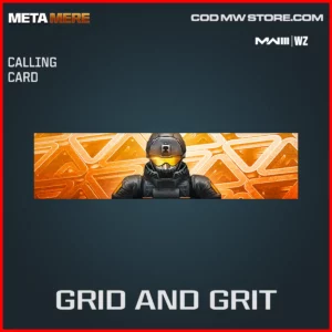 Grid and Grit Calling Card in Warzone and MW3 Metamere Bundle