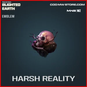 Harsh Reality Emblem in Warzone and MW3 Tracer Pack: Blighted Earth Bundle
