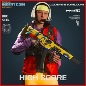 High Score DOC Skin in Warzone and MW3 Tracer Pack: Insert Coin Mastercraft Bundle