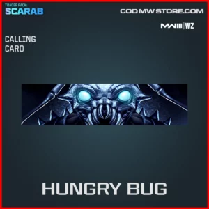 Hungry Bug Calling Card in Warzone and MW3 Tracer Pack Scarab Bundle