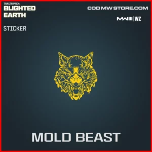 Mold Beast Sticker in Warzone and MW3 Tracer Pack: Blighted Earth Bundle