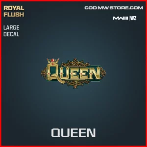 Queen Large Decal in Warzone and MW3 Royal Flush Bundle