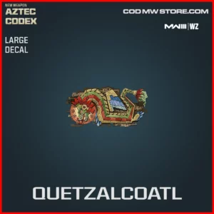 Quetzalcoatl Large Decal in Warzone and MW3 Aztec Codex Bundle