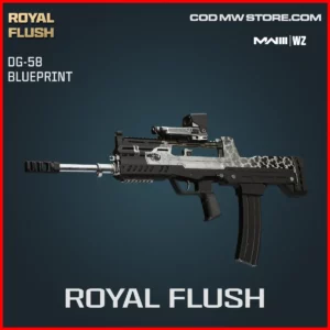 Royal Flush DG-58 Blueprint Skin in Warzone and MW3 Royal Flush Bundle