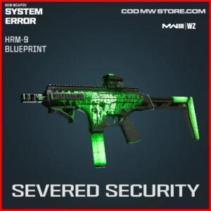 Severed Security HRM-9 Blueprint Skin in Warzone and MW3 System Error Bundle