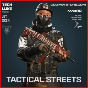 Tactical Streets Jet Skin in Warzone and MW3 Tech Luxe Pro Pack Bundle