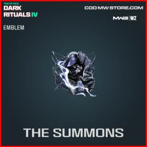 The Summons Emblem in Warzone and MW3 Tracer Pack Dark Rituals IV Bundle