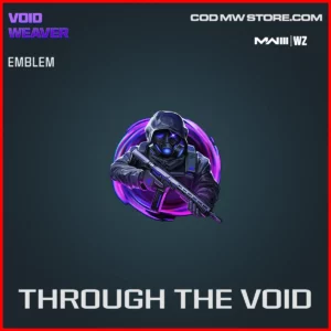 Through The Void emblem in Warzone and MW3 Void Weaver Bundle
