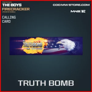 Truth Bomb Calling Card in Tracer Pack: The Boys Firecracker Operator Bundle