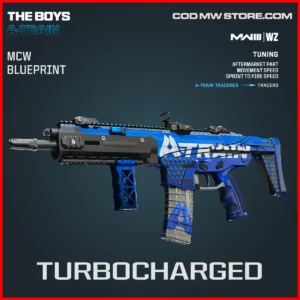 Turbocharged MCW Blueprint Skin in Warzone and MW3 The Boys A-Train Bundle