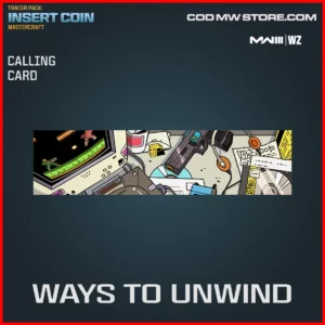 Ways To Unwind Calling Card in Warzone and MW3 Tracer Pack: Insert Coin Mastercraft Bundle