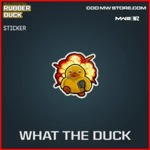 What The Duck Sticker in Warzone and MW3 Wildlife Wanted: Rubber Duck Bundle