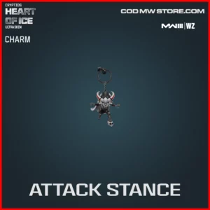 Attack Stance Charm in Warzone and MW3 Cryptids Heart of Ice Ultra Skin Bundle