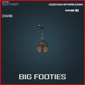 Big Footies Charm in Warzone and MW3 Cryptids Big Foot Bundle