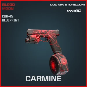 Carmine COR-45 Blueprint Skin in Warzone and MW3 Blood Moon Bundle