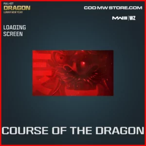 Course of the Dragon Loading Screen in Warzone and MW3 Full Kit Dragon Soul Lunar New Year Bundle