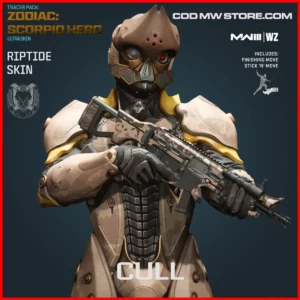 Cull Riptide Skin in Warzone and MW3 Zodiac Scorpio Hero Ultra Skin Bundle