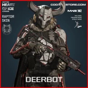 Deerbot Raptor Skin in Warzone and MW3 Cryptids Heart of Ice Ultra Skin Bundle