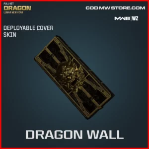 Dragon Wall Deployable Cover Skin in Warzone and MW3 Full Kit Dragon Soul Lunar New Year Bundle