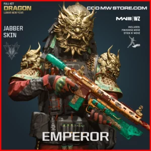 Emperor Jabber Skin in Warzone and MW3 Full Kit Dragon Soul Lunar New Year Bundle