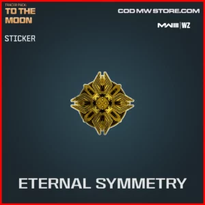 Eternal Symmetry Sticker in Warzone and MW3 Tracer Pack: To The Moon Bundle