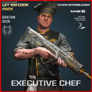 Executive Chef Bantam Skin in Warzone and MW3 Call of Duty League Let 'Em Cook Pack Bundle