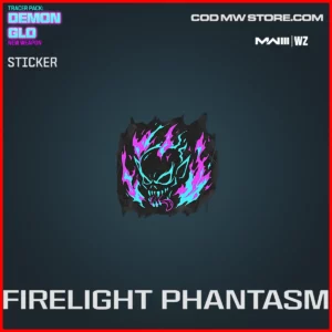 Firelight Phantasm Sticker in Warzone and MW3 Tracer Pack: Demon Glo Bundle