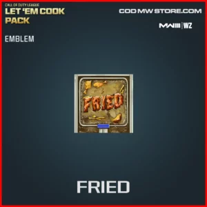 Fried Emblem in Warzone and MW3 Call of Duty League Let 'Em Cook Pack Bundle