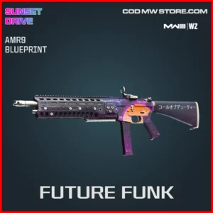 Future Funk AMR9 Blueprint Skin in Warzone and MW3 Sunset Bundle