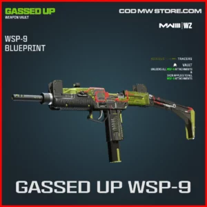 Gassed Up WSP-9 Blueprint Skin in Warzone and MW3 Gassed Up Weapon Vault