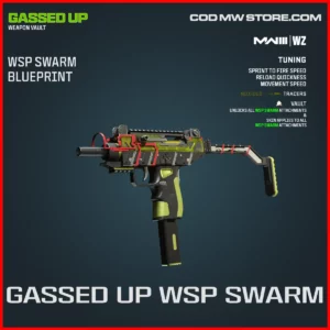 Gassed Up WSP Swarm Blueprint Skin in Warzone and MW3 Gassed Up Weapon Vault