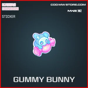Gummy Bunny Sticker in Warzone and MW3 Kawaii Bonbon Bundle