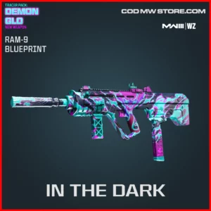 In The Dark RAM-9 Blueprint Skin in Warzone and MW3 Tracer Pack: Demon Glo Bundle