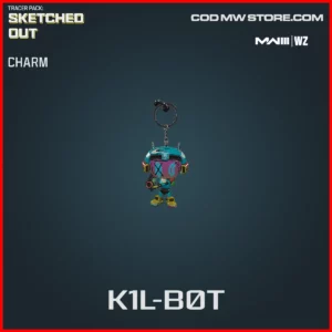 K1l-B0t charm in Warzone and MW3 Tracer Pack: Sketched Out Bundle