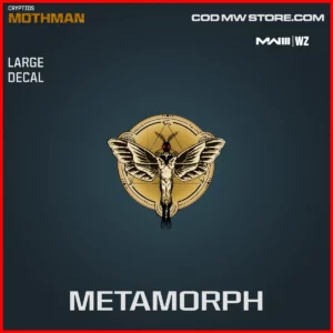 Metamorph Large Decal in Warzone and MW3 Cryptids Mothman Bundle