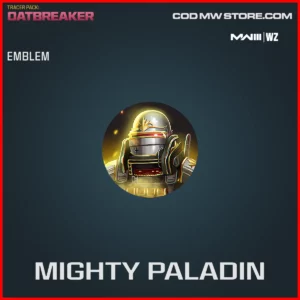 Mighty Paladin Emblem in Warzone and MW3 Tracer Pack Oatbreaker Bundle