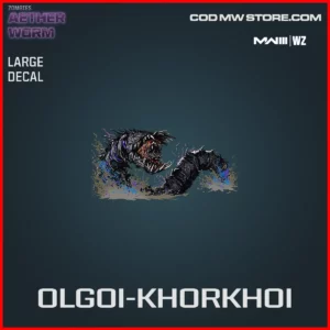 Olgoi-Khorkhoi Large Decal in Warzone and MW3 Zombies Aether Worm Bundle