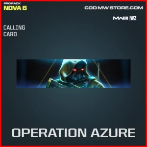 Operation Azure Calling Card in Warzone and MW3 Nova 6 Pro Pack Bundle