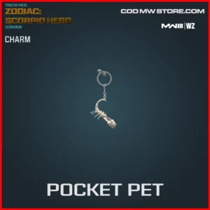 Pocket Pet Charm in Warzone and MW3 Zodiac Scorpio Hero Ultra Skin Bundle
