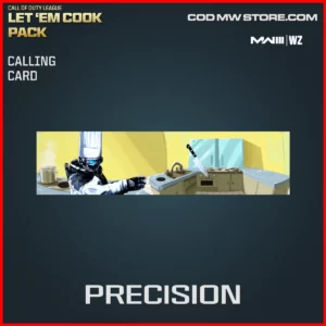 Precision Calling Card in Warzone and MW3 Call of Duty League Let 'Em Cook Pack Bundle