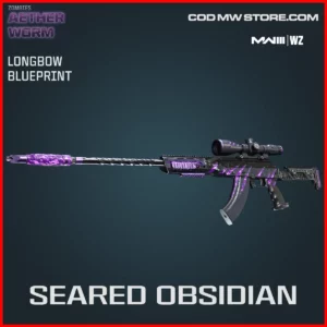 Seared Obsidian Longbow Blueprint Skin in Warzone and MW3 Zombies Aether Worm Bundle