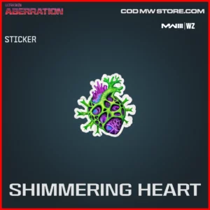 Shimmering Heart Sticker in Warzone and MW3 Aberration Ultra Skin Bundle