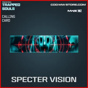 Specter Vision Calling Card in Warzone and MW3 Tracer Pack: Trapped Souls Bundle